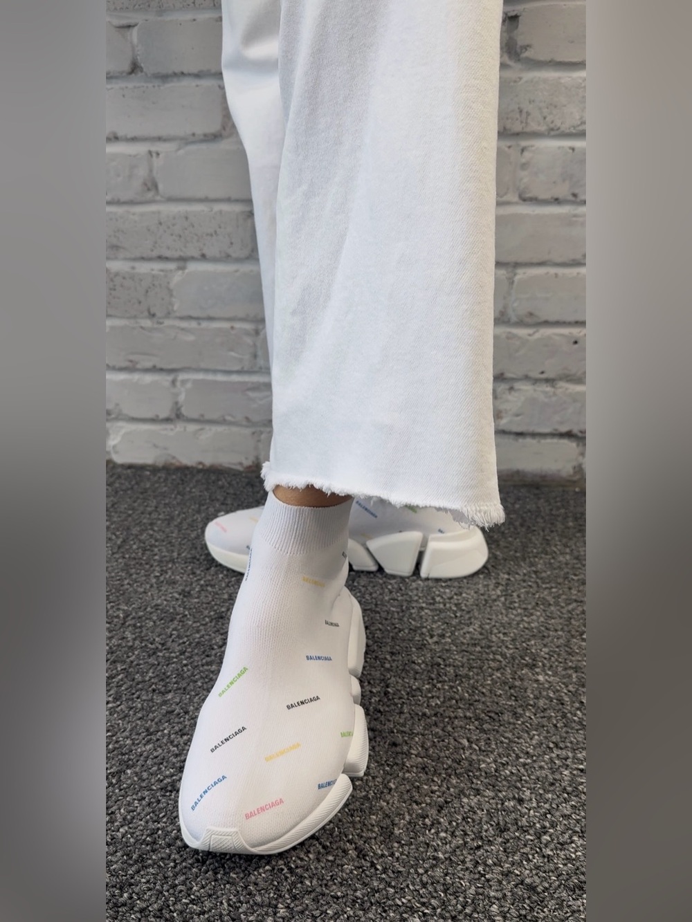 Balenciaga Speed 2.0 logo print Sneaker